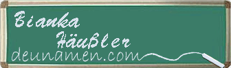 Bianka Häußler Visitenkarte